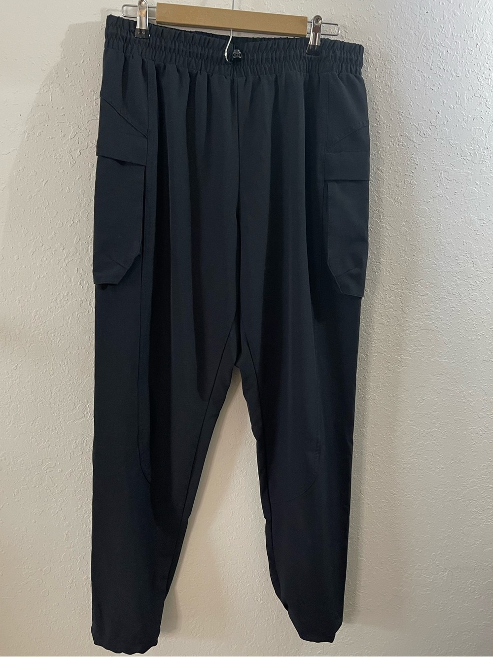 Avalanche Black Cargo Joggers with Utility Pockets